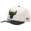 New Era Bulls 950AF Curve 40th Anniversary Cap - New Era Stone/Black Real Tree Camo