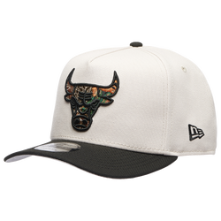 Men's - New Era Bulls 950AF Curve 40th Anniversary Cap - Stone/Black/Real Tree Camo