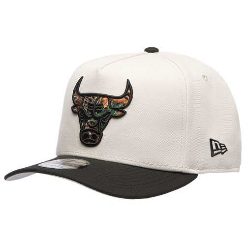 MENS - New Era Bulls 950AF Curve 40th Anniversary Cap - Stone/Black Real Tree Camo