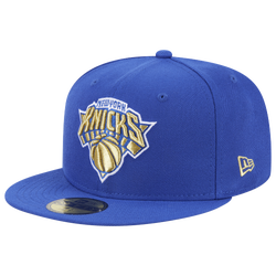 Men's - New Era Knicks 59Fifty NBA26 Ring Cap - Blue