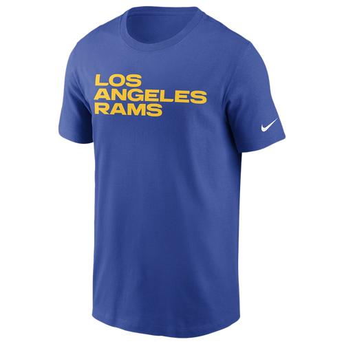 

Nike Mens Los Angeles Rams Nike Rams Fan Gear Wordmark T-Shirt - Mens Royal Size XXL