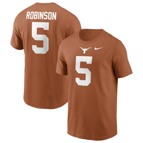 Nike Mens Bijan Robinson University Of Texas Name & Number T-shirt In Multi