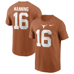 Men's - Nike University Of Texas Name & Number T-Shirt - Desert Orange
