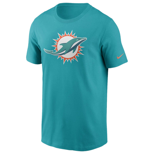 

Nike Mens Miami Dolphins Nike Dolphins Fan Gear Primary Logo T-Shirt - Mens Aqua Size M