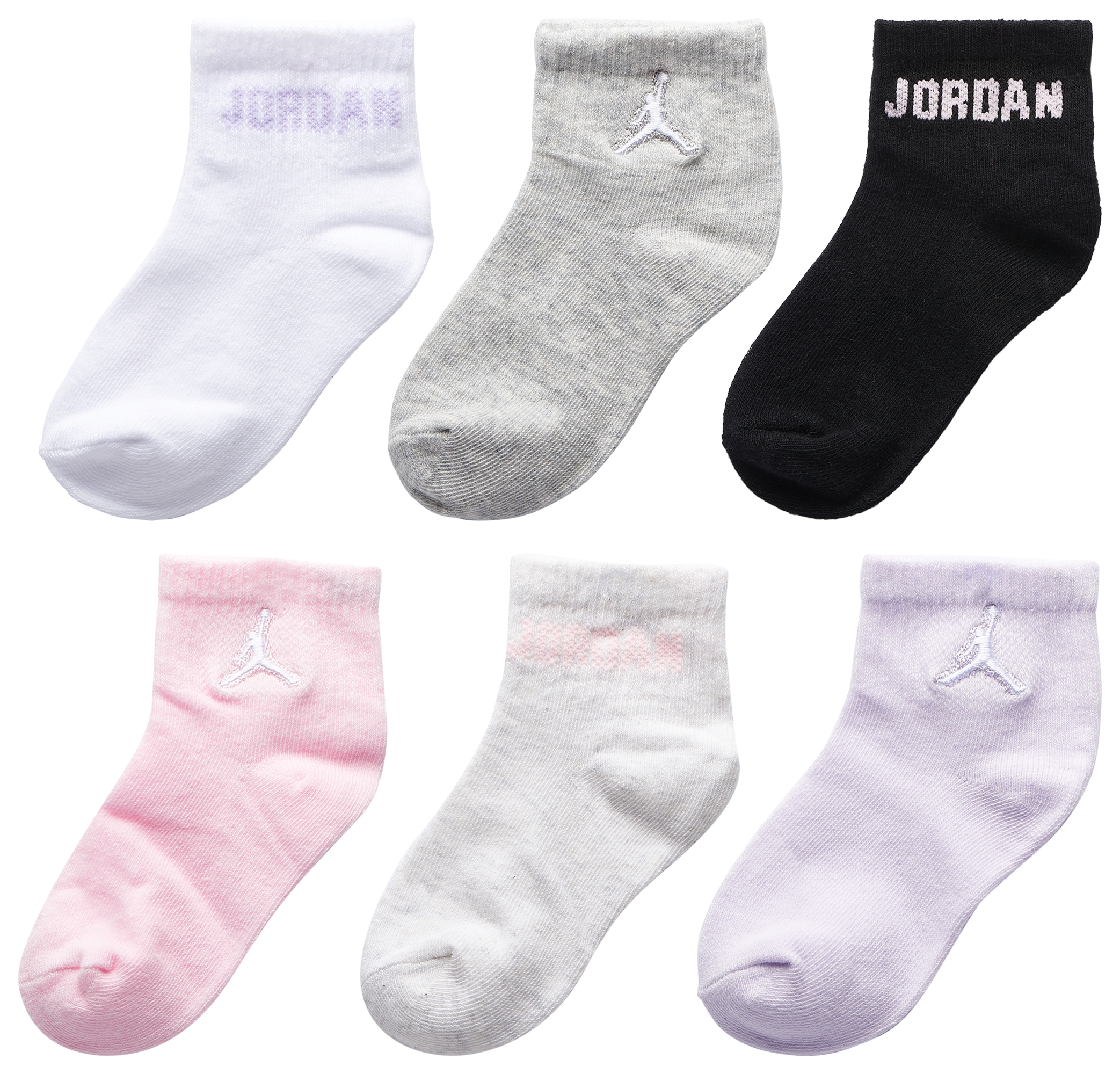 Jordan 6PK Infant Everyday Essential Sock - Girls' Infant