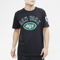 Men's - Pro Standard Jets Classic T-Shirt - Black/Black
