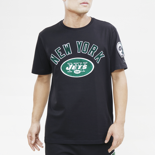 

Pro Standard Mens Pro Standard Jets Classic T-Shirt - Mens Black/Black Size M