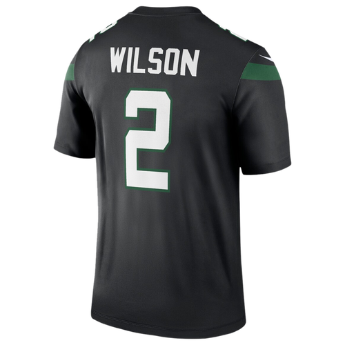 

Nike Mens Zach Wilson Nike Jets Legend Jersey - Mens Black/Black Size 3XL
