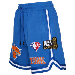 Men's - Pro Standard Knicks NBA Team Logo Pro Shorts - Blue/Blue