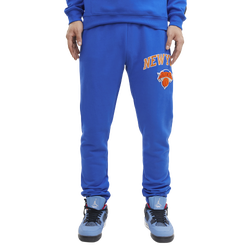 Men's - Pro Standard Knicks Logo Sweatpants - Blue/Blue