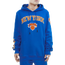 Pro Standard Knicks Stacked Logo Hoodie - Men's Blue/Blue