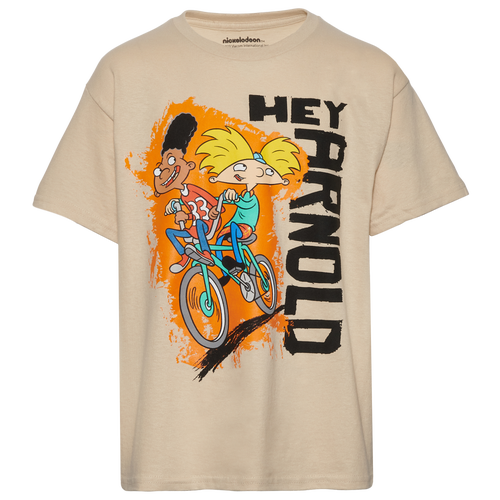

Boys Hey Arnold Hey Arnold Hey Arnold Culture T-Shirt - Boys' Grade School Sand/Sand Size L