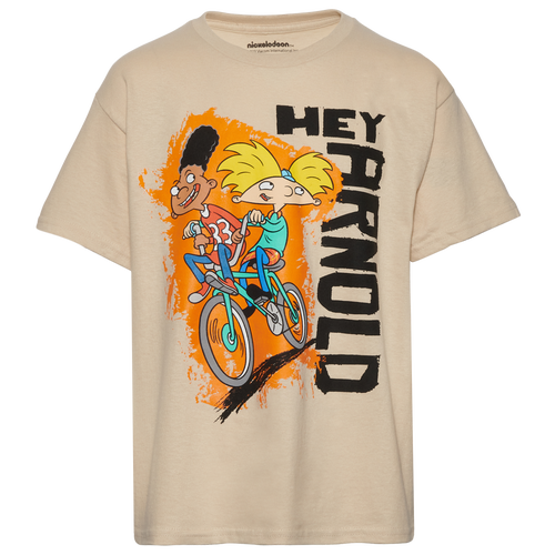 

Boys Hey Arnold Hey Arnold Hey Arnold Culture T-Shirt - Boys' Grade School Sand/Sand Size M