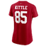 Nike 49ers Player Name & Number T-Shirt - Women's Scarlet