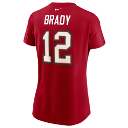 Women's - Nike Buccaneers Player Name & Number T-Shirt - Red