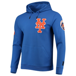 Men's - Pro Standard Mets Logo Pullover Hoodie - Royal