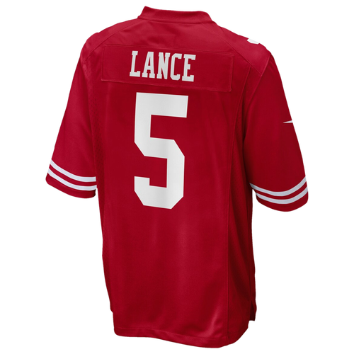 

Nike Mens Trey Lance Nike 49ers Game Jersey - Mens Scarlet Size L