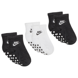 Boys' Infant - Nike Core Futura Gripper Socks - Black/White