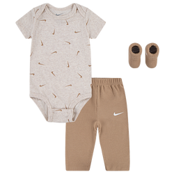 Boys' Infant - Nike 3 Pack Bodysuit & Waffle Pants - Tan