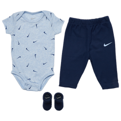 Boys' Infant - Nike 3 Pack Bodysuit & Waffle Pants - Navy