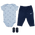 Nike 3 Pack Bodysuit & Waffle Pants - Boys' Infant Navy