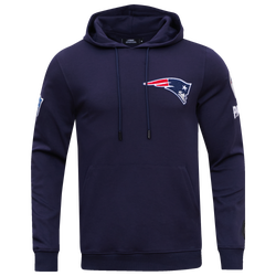 Men's - Pro Standard Patriots Chenille Hoodie - Navy/Navy