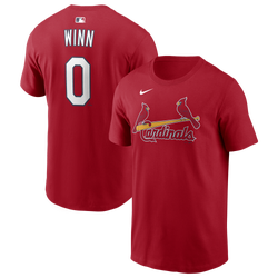 Men's - Nike MLB Name & Number Short Sleeve T-Shirt - Red