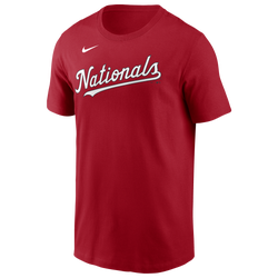Men's - Nike MLB Name & Number Short Sleeve T-Shirt - Red