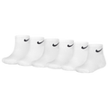 Nike Quarter Socks 6 Pack GSB - Nike White/Black