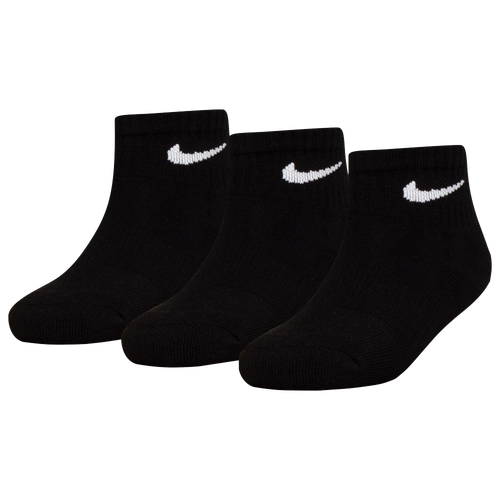 

Boys Nike Nike Quarter Socks Six Pack - Boys' Grade School White/Black Size XS