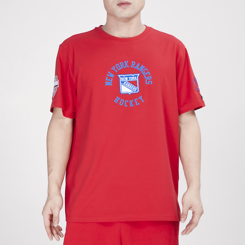 Pro Standard Mens  Rangers Hybrid Sj T-shirt In Red