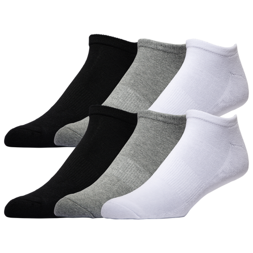 

LCKR Mens LCKR 6 Pack Basic No Show W/O Tab Socks - Mens Multi Size L