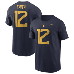 Men's - Nike NCAA West Virgina Univ Name & Number T-Shirt - College Navy