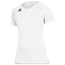 adidas Hi-Lo Cap Sleeve Jersey - Youth White
