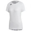 adidas Hi-Lo Cap Sleeve Jersey - Women's White