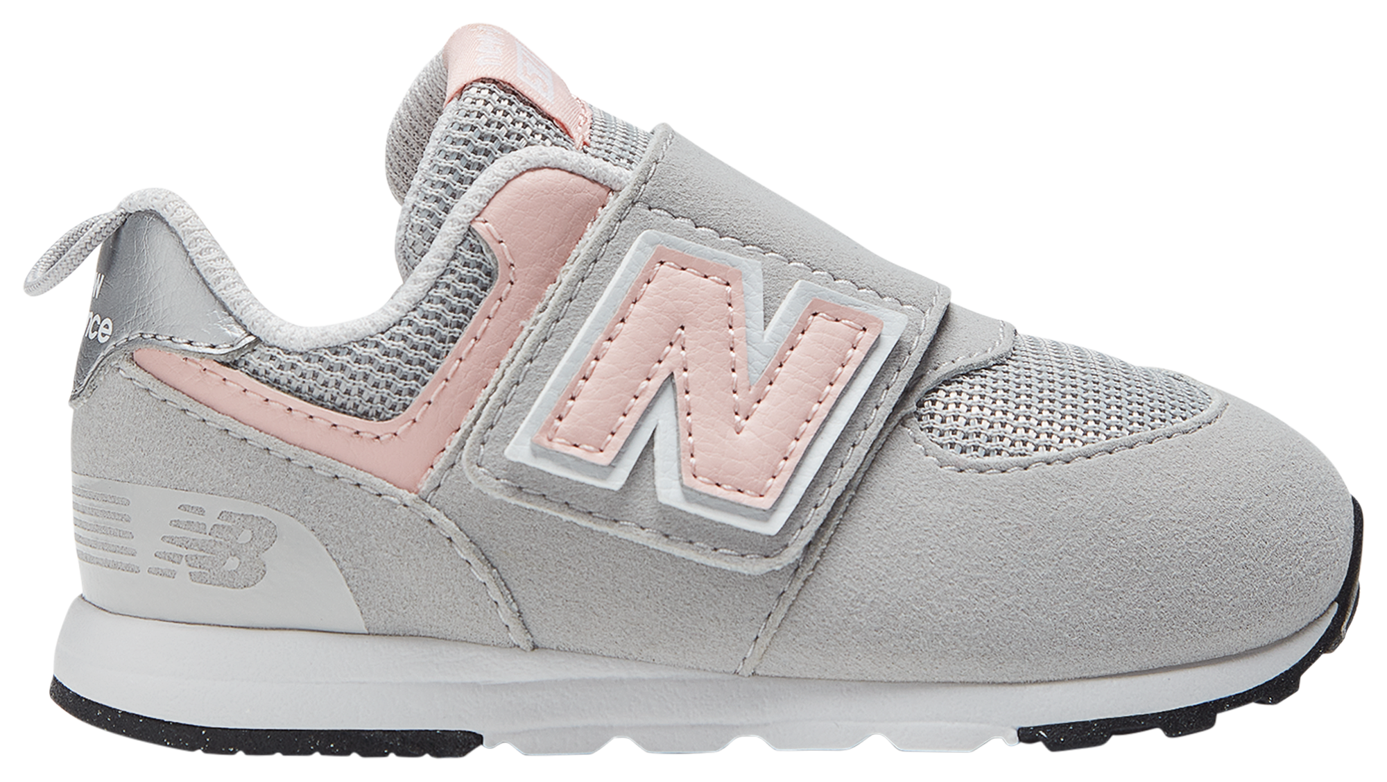 New balance 574 junior grey pink best sale