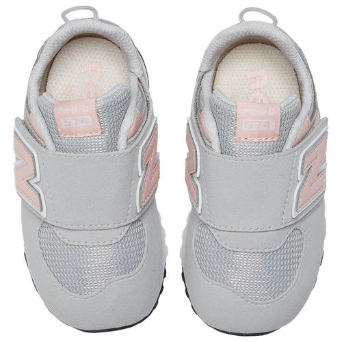 New balance 574 junior grey pink best sale