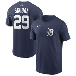 Men's - Nike MLB Name & Number Short Sleeve T-Shirt - Navy