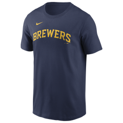 Men's - Nike MLB Name & Number Short Sleeve T-Shirt - Navy