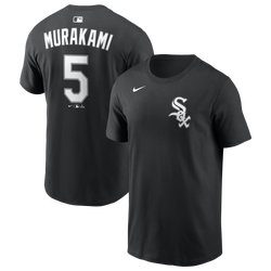 Men's - Nike MLB Name & Number Short Sleeve T-Shirt - Black