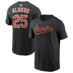 Men's - Nike MLB Name & Number Short Sleeve T-Shirt - Black