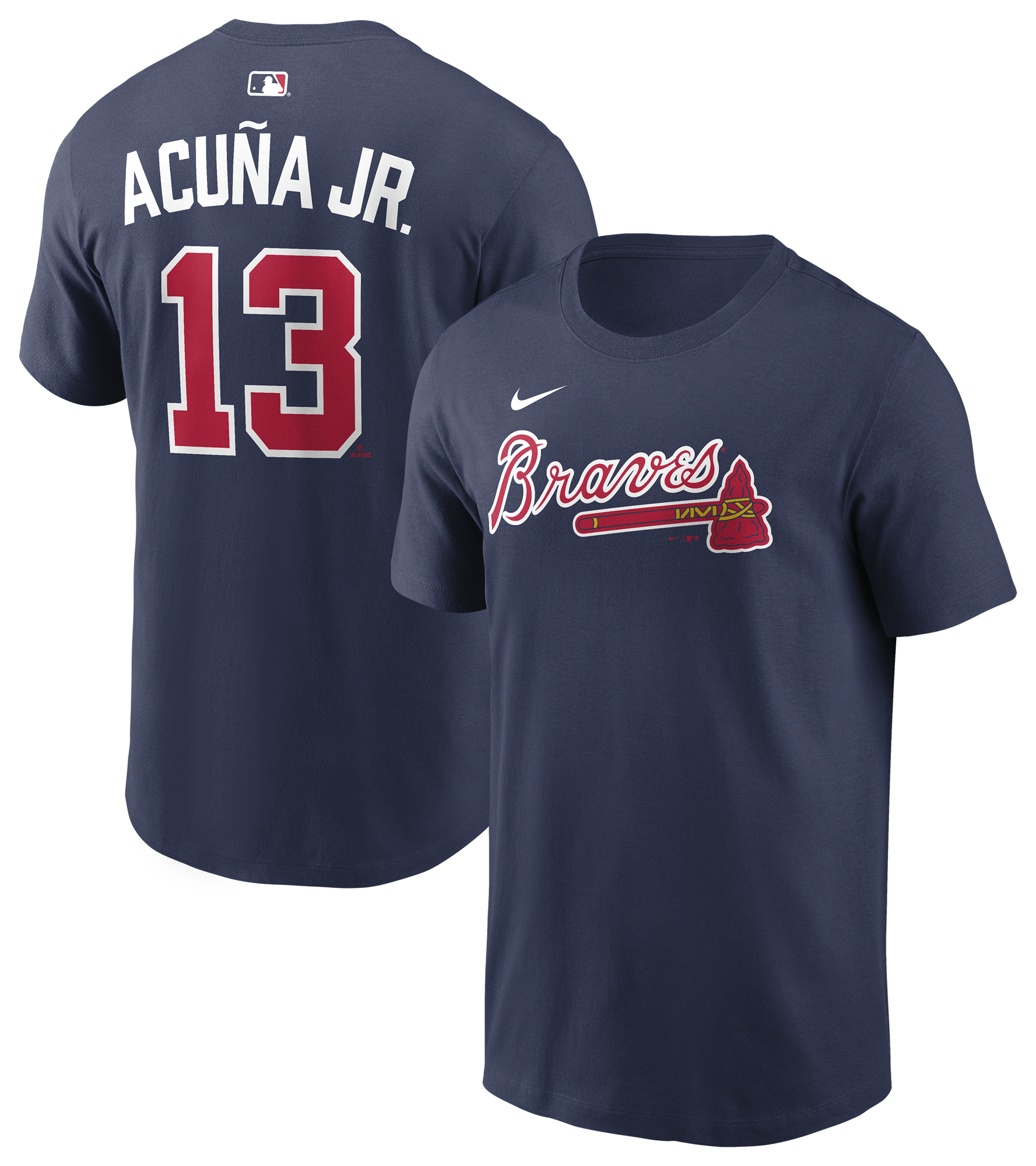 Nike MLB Atlanta Braves Name and Number Tshirt - Men's