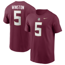 Men's - Nike NCAA Florida State Univ Name & Number T-Shirt - Team Maroon
