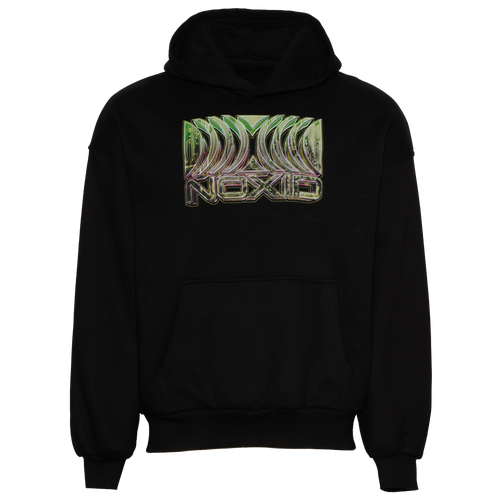  - NOxID Circuit Fleece Hoodie - Black/Green