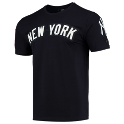 Men's - Pro Standard Yankees Logo T-Shirt - Navy