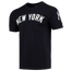 Pro Standard Yankees Logo T-Shirt - Men's Navy