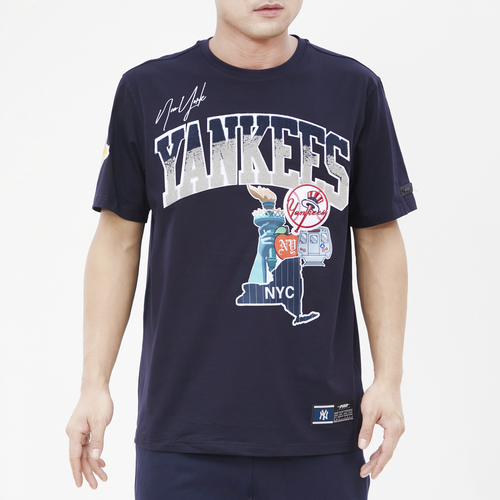 

Pro Standard Mens Pro Standard Yankees Hometown T-Shirt - Mens Navy/Navy Size 3XL