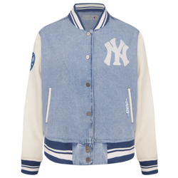 Boys' Grade School - Pro Standard NY Yankees Denim Jacket - Blue/White