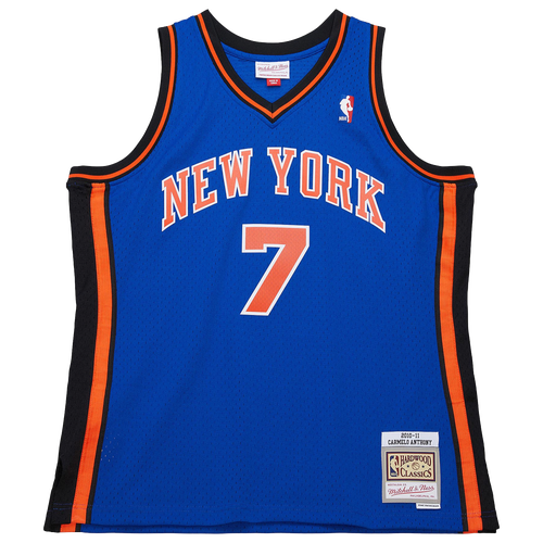 Mitchell & Ness Mens Carmelo Anthony Knicks Carmelo Anthony 2010 Swingman Jersey - - Royal