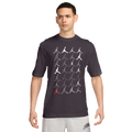 Jordan Brooklyn NC Logo Graphic Short Sleeve Crew - Jordan Off Noir